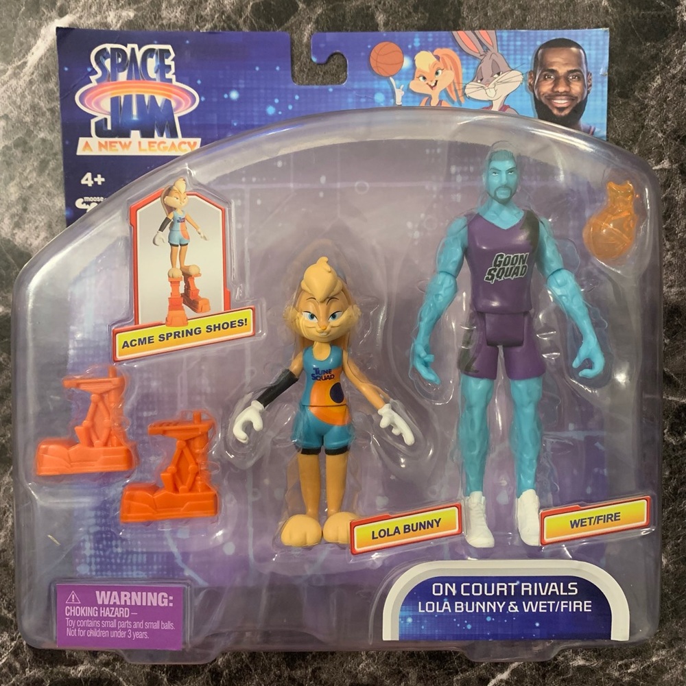 Lola Bunny Wet/Fire Space Jam Rivals 2 Figure Set